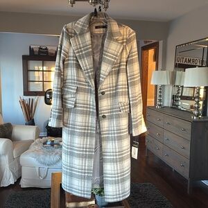 🩶 NWT Ralph Lauren Plaid Peacoat 🩶